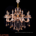 LED crystal chandelier European villa living room dining room chandelier creative crystal candle chandelier LT-88616